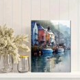 thumbnail image 2 of Harbor Boats Watercolor Canvas Print, Wall Decor for Living Room Bedroom Dining Room Office Hotel Hallway, 2 of 8