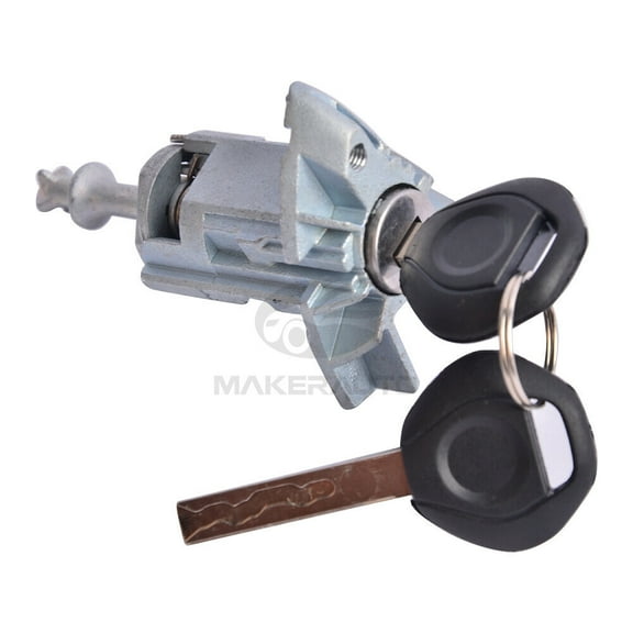 Left Drive Door Lock Cylinder Barrel Assembely w/2 Keys For BMW X5 E53 2000 2001 2002 2003 2004 2005 2006