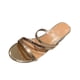 thumbnail image 1 of Amzcrzy Zapatos de mujer,Zapatos de mujer,Zapatillas de mujer, Sandalias romanas de tacón grueso para mujer, de moda, transparentes y con diamantes de imitación. Sandalias Mujer Zapatillas De Casa, 1 of 4