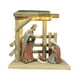 thumbnail image 5 of Estatua de belén navideño, adorno de mesa con luz, centro de mesa creativo, regalo artesanal, figura del nacimiento de Jesús para gabinete, 5 of 9