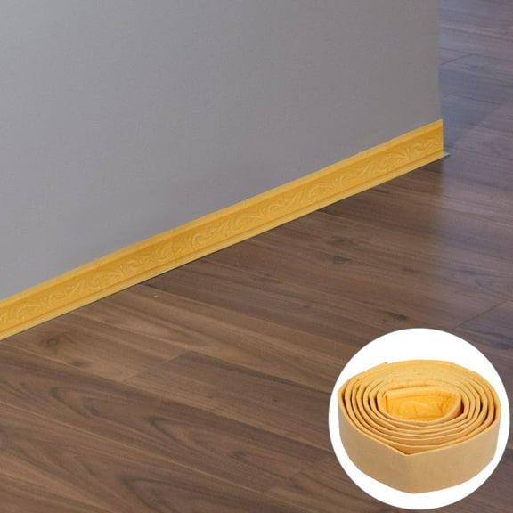Milisten Flexible Wall Corner Molding Trim Roll with Adhesive, Wall Edge Trim for Tile, Durable and Easy to Install