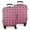 Pink Pug Puppies, variant on Pitbull Dog and Flower Floral Luggage Cover Fashion Suitcase Cover Baggage Covers Fit 25-28 Inch Luggage (Go Travel)