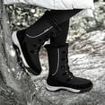 thumbnail image 3 of Botas de nieve altas de invierno para mujer Botas de algodón cálidas e impermeables, 3 of 3