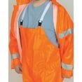thumbnail image 4 of Rainsuit with Detachable Hood, PVC, 0.35 mil Thick, Detachable, Orange, M, 4 of 4