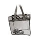 thumbnail image 2 of Bolsa de maquillaje transparente para deportes, playa, viajes de negocios y desplazamientos. Gris, 2 of 9