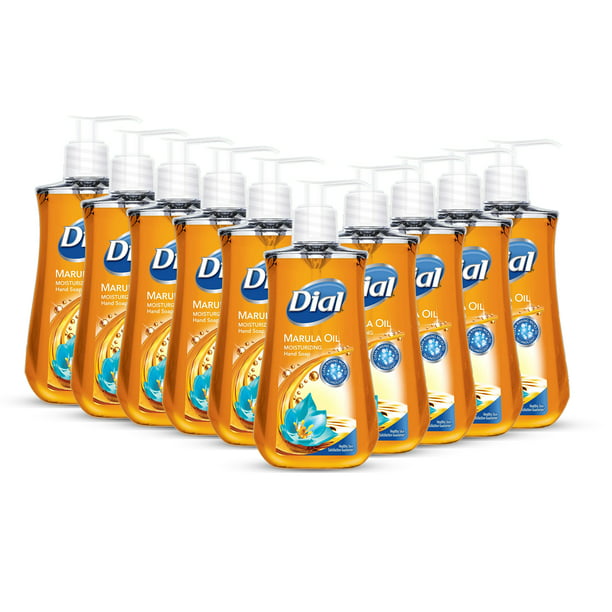 Dial Liquid Hand Soap, Marula Oil, 7.5 Ounce (10 Pack) - Walmart.com