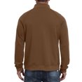 thumbnail image 4 of Pullovers for Men Solid Multi Pocket Half Zipper Stand Collar, 4 of 5