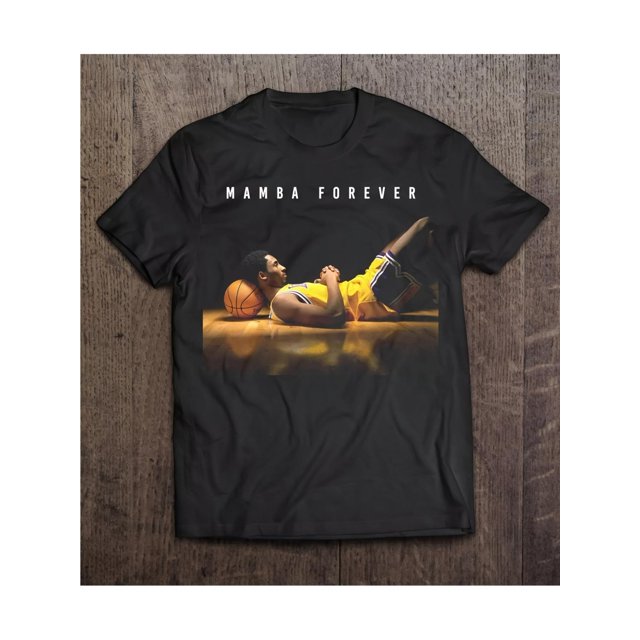 Mamba Forever Limited Edition T-Shirt - 100% Soft Cotton, Men's Casual Graphic Tee with Design, Black, Relaxed Fit, Short Sleeve, All-Season Wear