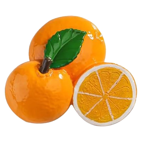 10Pcs 3D Resin Fruit Fridge Magnets - Cute Funny Shapes (Pineapple/Strawberry etc.), Strong Magnet, for Refrigerators/Whiteboards, Decorative