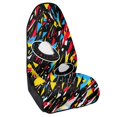 thumbnail image 2 of Uourmeti 1 Pack Car Seat Towel Cover with Ufo Abstract, Moisture Wicking Seat Protector, Compatible with Suv Truck Auto Interior, 2 of 7