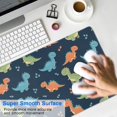 thumbnail image 4 of Long Mouse Pads for Desk,Colorful Dinosaur Pattern Desk Mats on Top Of Desks, Desk Mouse Pad Extra Large with 3mm Non-Slip Base and Stitched Edge for Gaming,Office,Work,Home 31.5"x15.7", 4 of 6