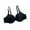 Black, variant on LYEAA Sleep Bras for Women Push up Padded Cotton Wireless Daily Bras Wirefree Adjustable Strap Lift Soft Bralette No Wire Breathable Comfort Bras Black L
