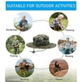 thumbnail image 5 of Ichuanyi Outddor Sun Hat Bucket Hat Unisex Summer Bush Fishing Hiking Round Camouflage Cap, 5 of 5