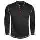 thumbnail image 4 of pstuiky hombres de manga larga, Camisa informal de manga larga con botones y parches lisos para hombre camisetas de hombre xl, 4 of 6