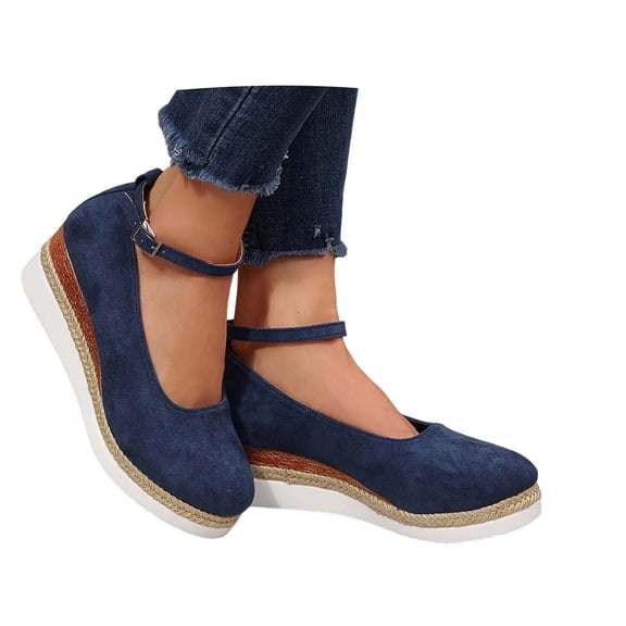 oqasdz Women's Casual Shoes Elegant Thick Soft Sole Slip On Platform Walking Shoes for Ladies Spring Fall Comfort Everyday Versatile Summer Outdoor