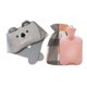 thumbnail image 1 of Bolsa de agua caliente, bolsa de agua caliente, bolsa de agua caliente con puerto de inyección de agua grande ajustable segura con funda para la cintura para el vientre de la mano gris, 1 of 5