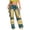 Yellow, variant on TFEOQRY Womens Tie Dye Cargo Jeans with Pockets Distressed Washed Baggy Y2K Causal Pants for Daily Streetwear Wear