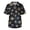 Blue, variant on Christmas Scrub Tops for Men Short Sleeve V Neck Nursing Scrubs Medical Uniform Shirt with Chest Pocket Blue 4XL