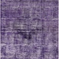 thumbnail image 1 of Ahgly Company Machine Washable Indoor Square Industrial Modern RebeccaPurple Area Rugs, 3' Square, 1 of 7