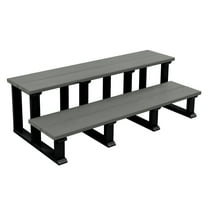 Highwood Hot Tub, Two Tier Steps - 48" Wide, Outdoor, Eco-friendly, Synthetic Wood