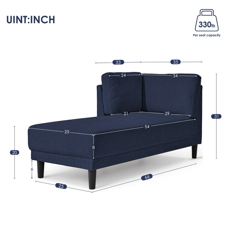 Apartment size chaise lounge sale
