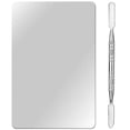 thumbnail image 2 of 1 Set Silver Makeup Plate with for Nail Art and Mixing Cosmetics, 2 of 4