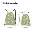 thumbnail image 4 of Kdxio Cute Rabbit And Flower Print Drawstring Backpack Bag,Waterproof Draw String Back Sack, Gym Drawstring Bags Swim Bag For Unisex, 4 of 9
