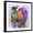 Black Frame, variant on Art.com Zebra Dreams Stretched Canvas Print Wall Art by Galen Hazelhofer, 16" x 16"