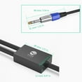 thumbnail image 5 of 6.35mm 1/4inch Splitter Adapter Cable Male to Double Male Single Channel/Double Channel Stereo Y Type Cord Wire, 5 of 9