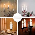 thumbnail image 5 of 10 Pcs Candle Drip Sleeves 30 Mm X 100 Mm White Plastic Candle Covers Tubes For Chandelier Wall Lights -SJL, 5 of 5