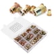 thumbnail image 4 of Accesorios 300 Piezas Juego De Tuercas Remachadoras Ciegas Accesorios De Hardware De Grano Vertical De Acero Zincado Chapado En Color, 4 of 7