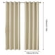 thumbnail image 3 of RKSTN blackout curtains Curtains Curtain Panel Pair 39 Inch X 51 Inch Curtain Overlay Elegant Curtains For Bedroom, 3 of 8