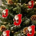 thumbnail image 6 of PLPPYFS Letter Ornaments for Christmas Tree Decoration - Personalized Hanging Pendant Xmas Alphabet for Christmas Initial Ornament 2026, DIY Craft Ornaments, Christmas Gifts for Family Friends, 6 of 7
