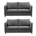 thumbnail image 1 of Sala 2-2 Oslo Trinity ( 2 piezas Love Seat ) Gris Oscuro Para Sala, 1 of 9