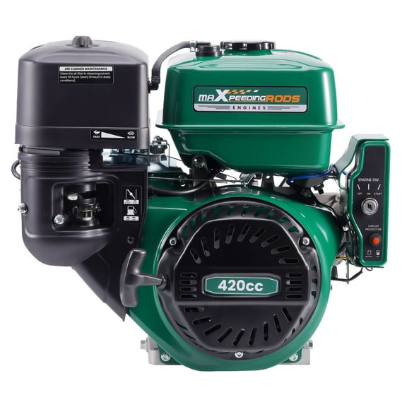 Maxpeedingrods 4 Stroke Engine Motor Gasoline 15HP 420cc Electric Start For Go Kart Water Pump
