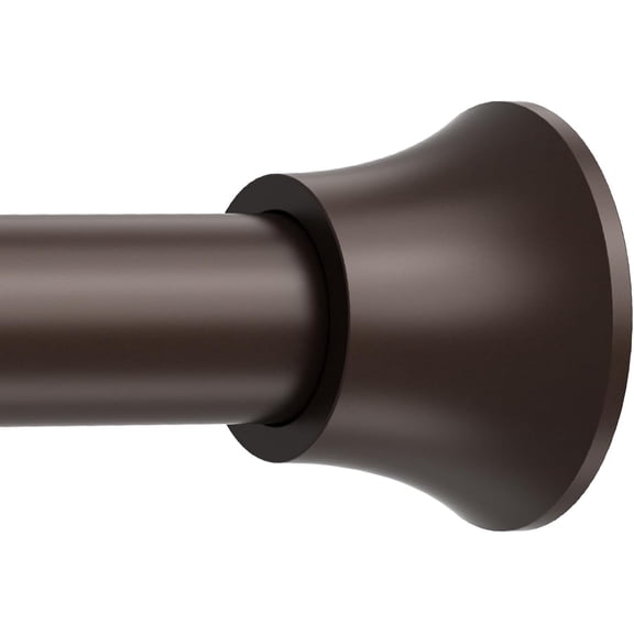 Bronze Shower Curtain Rod, Shower Tension Rod Adjustable 30 To 76 Inch,Shower Curtain Rods Spring Tension For Bathroom No Drilling No Rust