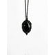 thumbnail image 2 of Collar con colgante de camafeo de cristal negro vintage para mujer, joyería de moda, 2 of 3