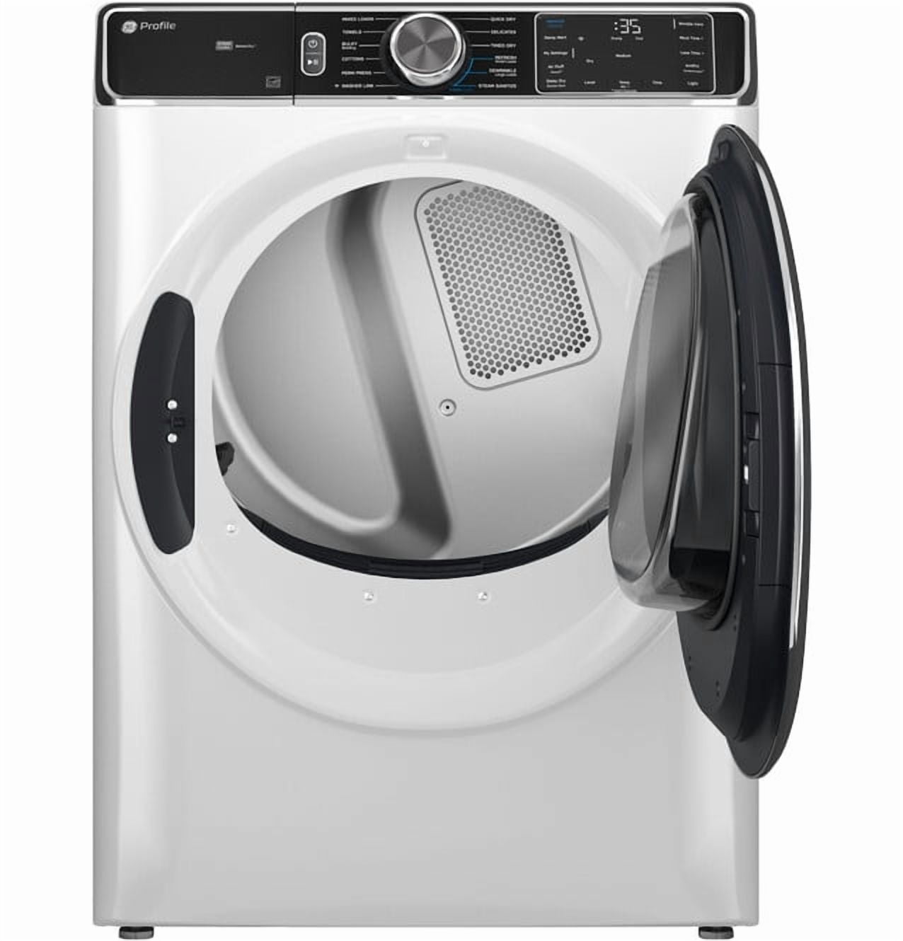 Ge Profile Pfd87gs 28" Wide 7.8 Cu. Ft. Energy Star Certified Gas Dryer - White