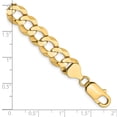 thumbnail image 2 of TheJewelryHut 14K 9.4mm Lightweight Flat Cuban Chain, 2 of 2