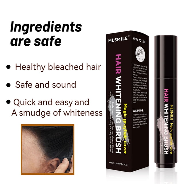RKSTN Hairs Dye Sticks Beauty & Personal Care Disposable Hair Stick Portable Blacking Hair Stick First Aid Cover Hair Hair Colouring Artifact Blacking Hair