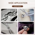 thumbnail image 3 of HUGFEGWE Cord Lock, 10Pcs Round Zinc Alloy Lock Stopper Clamp Locker Locking End Tightener Spring Buckle for Drawstrings, Shoelaces, Paracord Plastic Cord Locks Draw String Clip(Gold) U2537-1740, 3 of 9