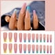 thumbnail image 4 of Uñas postizas, uñas postizas a presión, cobertura total, uñas tipo ataúd para mujeres y niñas (3 cajas, 24 piezas cada una) 1095, 4 of 6
