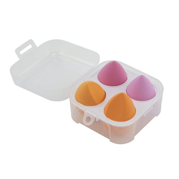Candie Couture Cosmetic Sponges in Case 4pk Pink and Orange