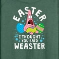 thumbnail image 3 of SpongeBob Squarepants - Easter Weaster - Women's Lightweight French Terry Long Sleeve Shirt, 3 of 6