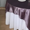 thumbnail image 2 of Efavormart 5pcs 72" SATIN Square Tablecloth Overlay For Wedding Catering Party Table Decorations Amethyst Square Tablecloth Cover, 2 of 5