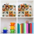 thumbnail image 6 of Yayeee Canvas Storage Basket with Handles for Shelves Fabric Bins Closet Organizer, Cartoon Plants, 6 of 8