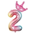 thumbnail image 2 of Used For Birthday Party  Anniversary Celebration 32IN Number Decoration, 2 of 5