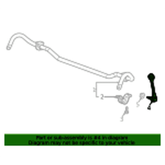 2021 Chevrolet Corvette Stabilizer Link 84821500 RIGHT Link, B (S)Link