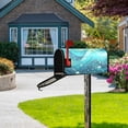thumbnail image 6 of Shining Blue Wave Mailbox Covers Magnetic Post Box Cover Wraps Standard Size 21"x18" Waterproof Home Garden Yard Outside Decor, 6 of 9