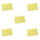thumbnail image 1 of Tholdsy 10 paquetes/lote Portadocumentos portátil duradero para organización Almacenamiento portátil transparente Amarillo sólido 18 A4 Type2 NO2, 1 of 6